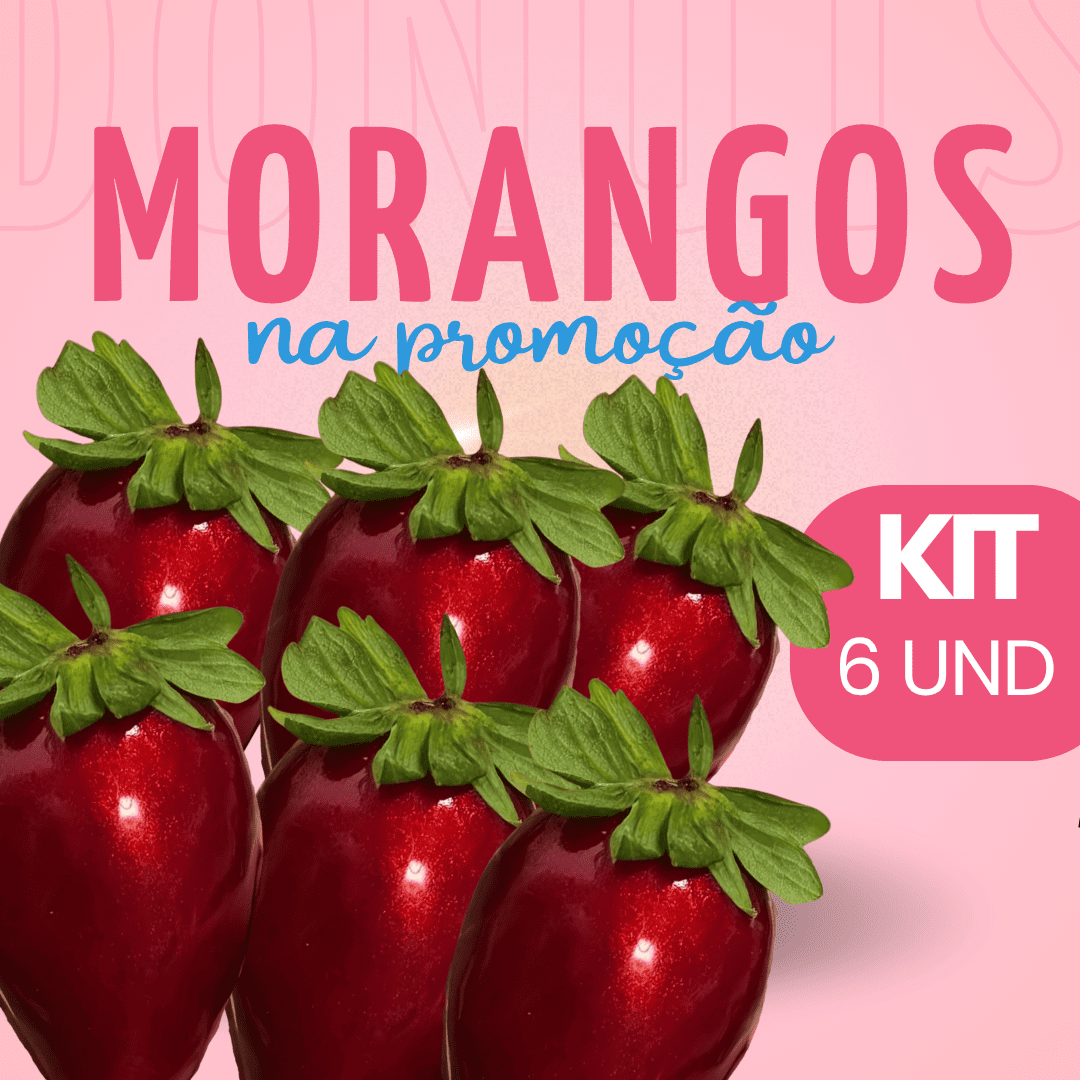 Kit 12 morangos